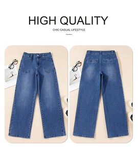 Foto 5 | Jeans Astylish, Casual, Cintura Alta, Pierna Recta, Para Mujer - Venta Internacional.