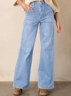 Foto 3 | Vaqueros Elegantes Y Modernos De Mezclilla De Cintura Alta Con Pierna Recta Para Mujer - Venta Internacional.