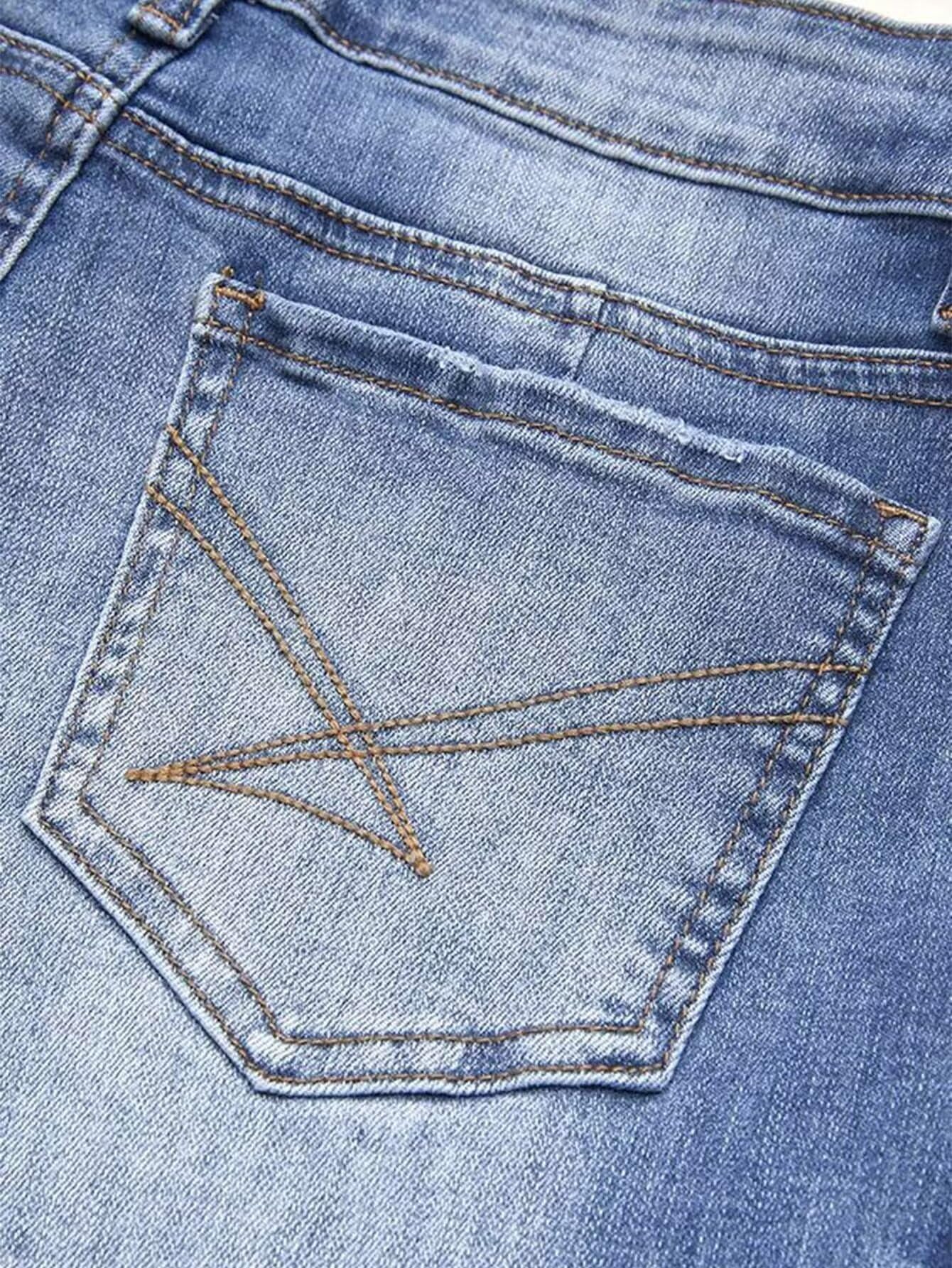 Foto 5 pulgar | Jeans Flamingals Con Corte De Bota A Media Cintura Para Mujer, Mezclilla 2xl, Ágata - Venta Internacional.