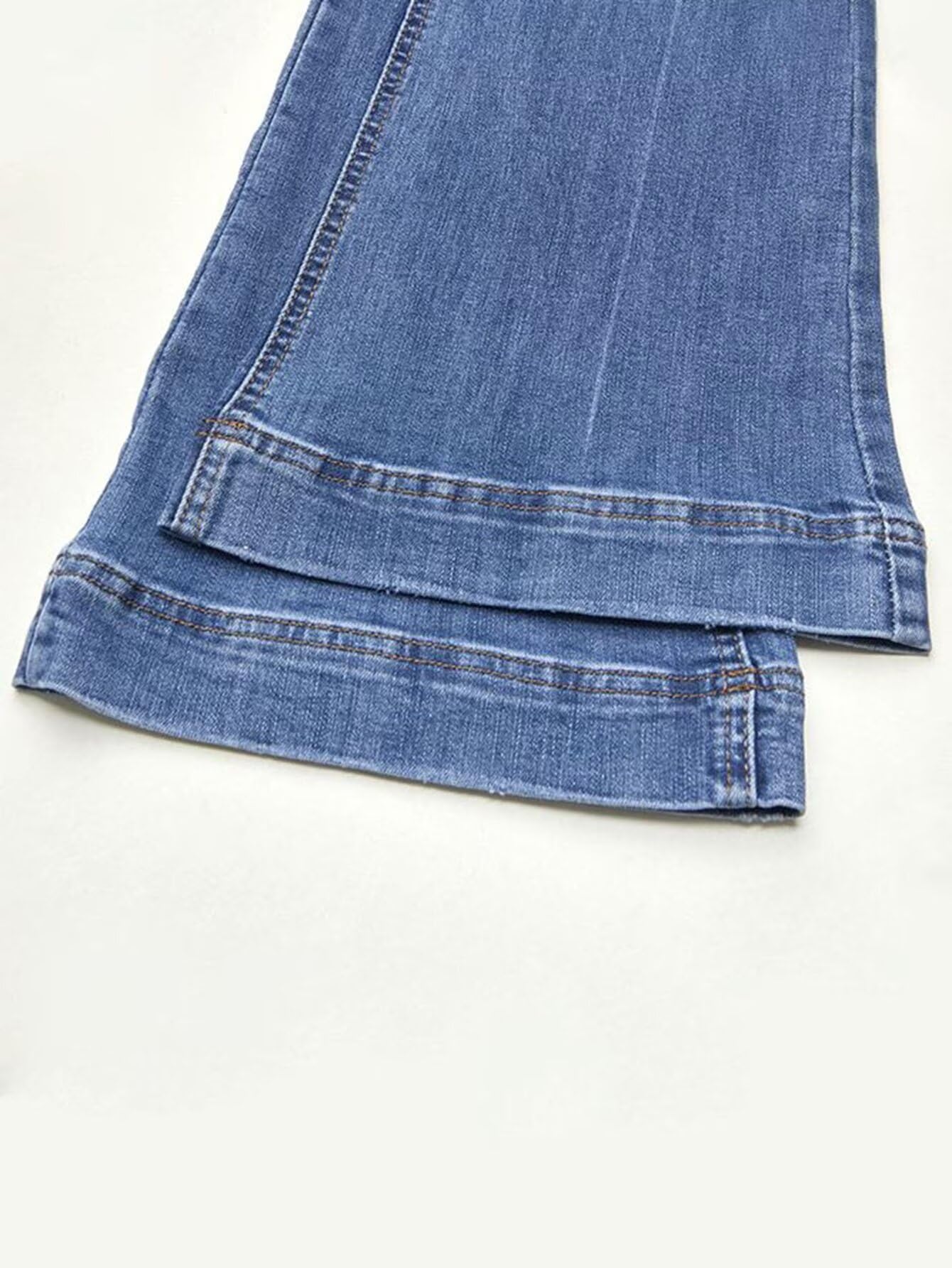 Foto 6 pulgar | Jeans Flamingals Con Corte De Bota A Media Cintura Para Mujer, Mezclilla 2xl, Ágata - Venta Internacional.