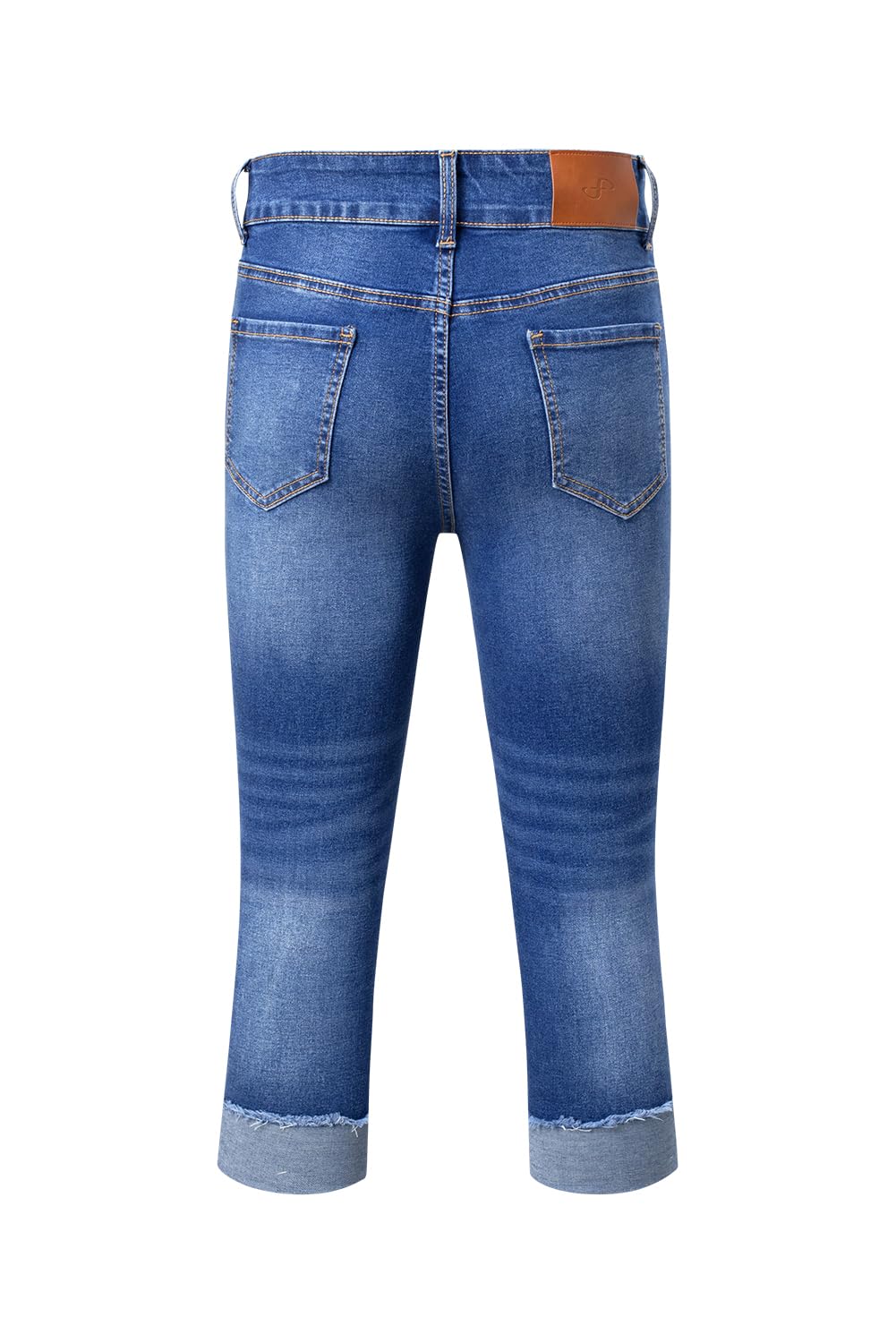 Foto 8 pulgar | Jeans Capri Sidefeel, Cintura Alta, Control De Barriga Para Mujer - Venta Internacional.