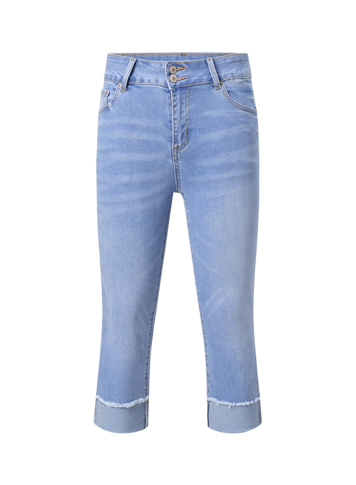 Foto 7 pulgar | Vaqueros Capri Sidefeel Zimbaplatinum Para Mujer De Cintura Alta - Venta Internacional.