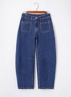 Foto 4 | Vaqueros Capris Astilish Para Mujer, Cintura Alta, Talla 6 - Venta Internacional.