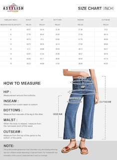 Foto 7 | Pantalones Vaqueros Elegantes De Cintura Alta, Corte Ancho, Pierna Ancha, Gris, Talla 12 - Venta Internacional.