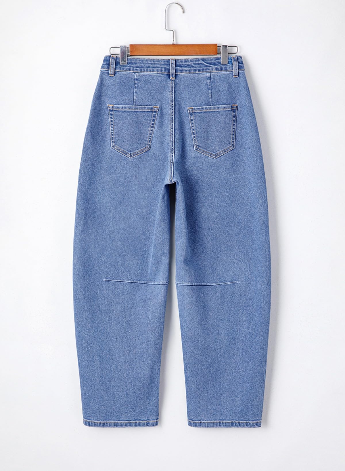 Foto 6 pulgar | Jeans Astylish Para Mujer, Pierna Ancha, Cintura Alta, Talla 6, Azul Ashleigh - Venta Internacional.