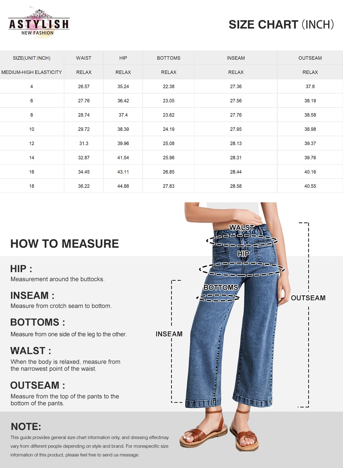 Foto 7 | Pantalones Vaqueros Elegantes De Cintura Alta, Elásticos, Pernera Ancha, Blancos - Venta Internacional.