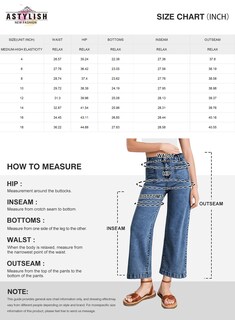 Foto 7 | Pantalones Vaqueros Elegantes De Cintura Alta, Elásticos, Pernera Ancha, Blancos - Venta Internacional.