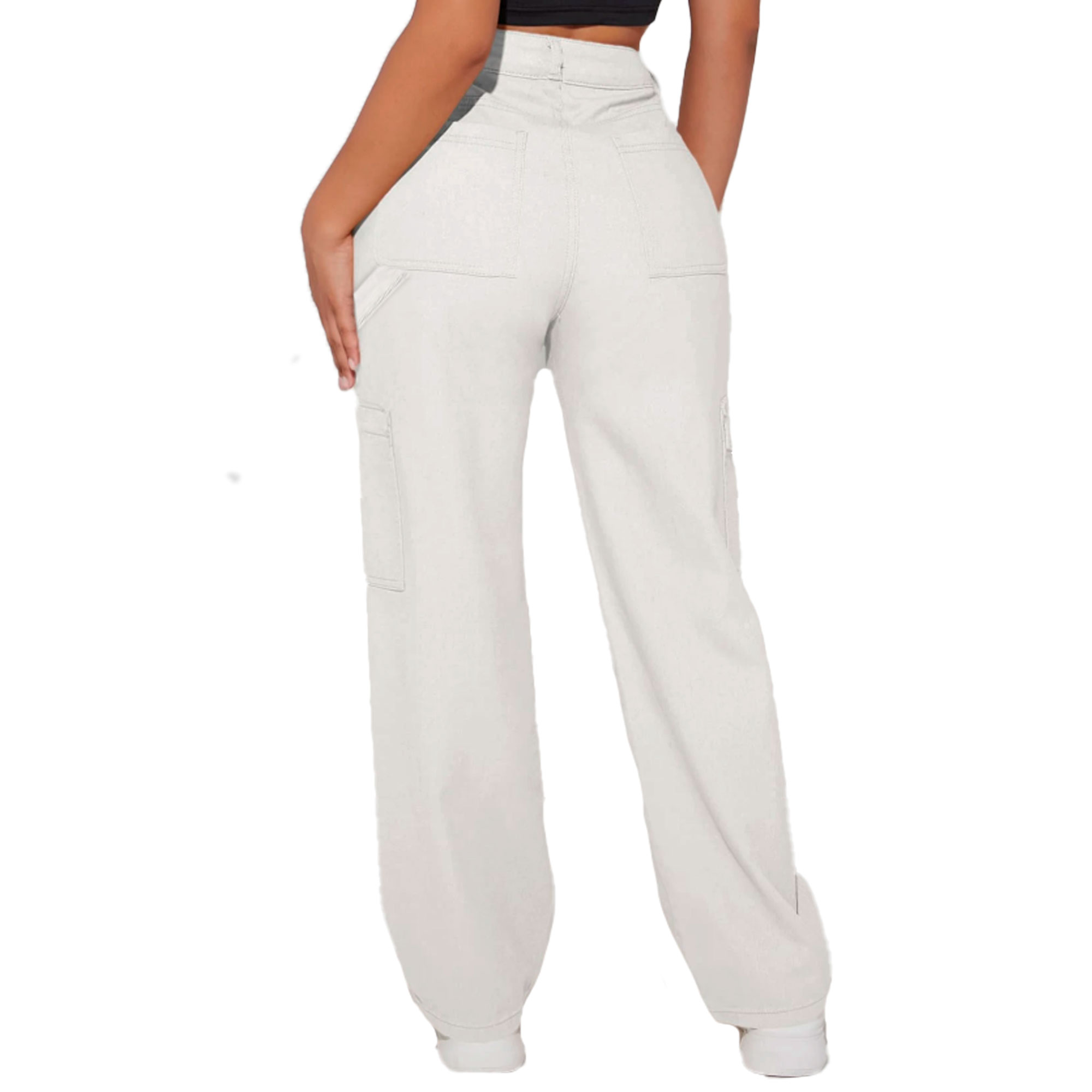 Foto 2 | Pantalón Cargo Britos Jeans Mujer Mezclilla 025670