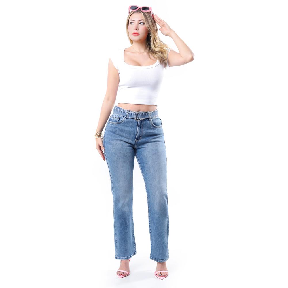 Jeans De Corte Recto /juvenil, 1646 (azul Claro) Azul
