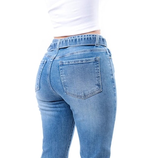 Foto 4 | Jeans De Corte Recto /juvenil, 1646 (azul Claro) Azul