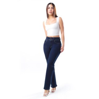 Foto 1 | Jeans Straight Relaxed / Juvenil, 3561 (dark) Azul Oscuro