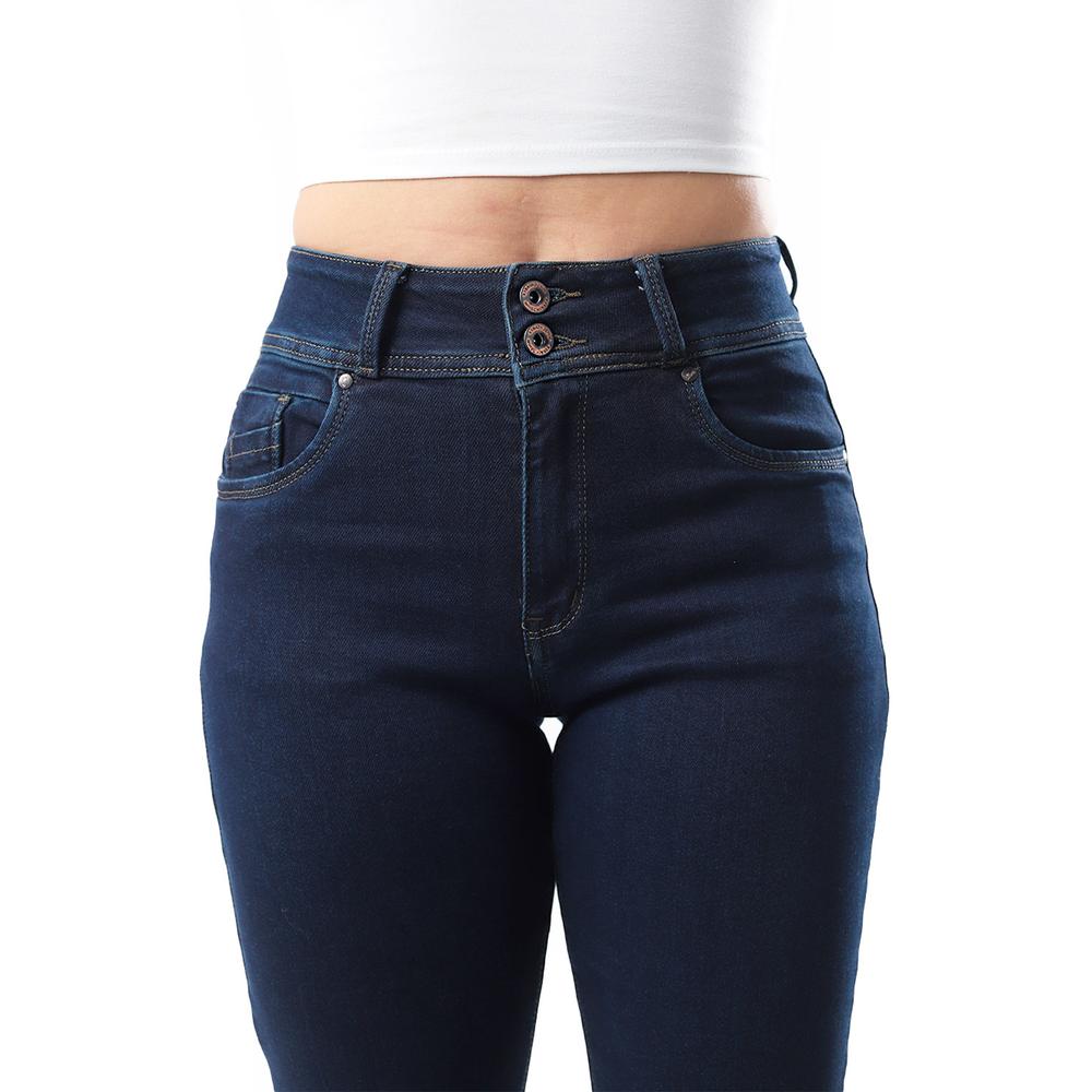 Foto 4 pulgar | Jeans Straight Relaxed / Juvenil, 3561 (dark) Azul Oscuro