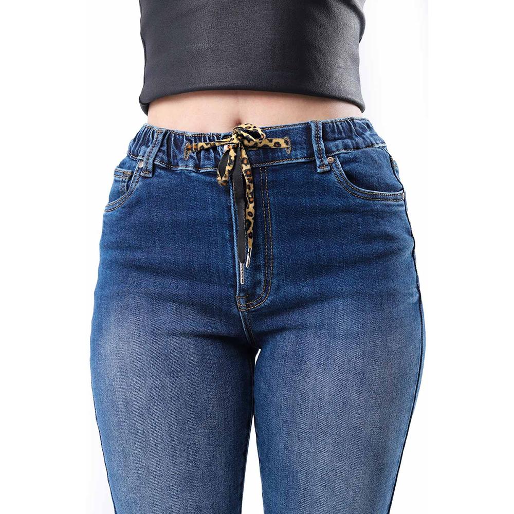 Foto 2 | Jeans Recto Con Animal Print / Juvenil, 1673 (azul Medio) Azul
