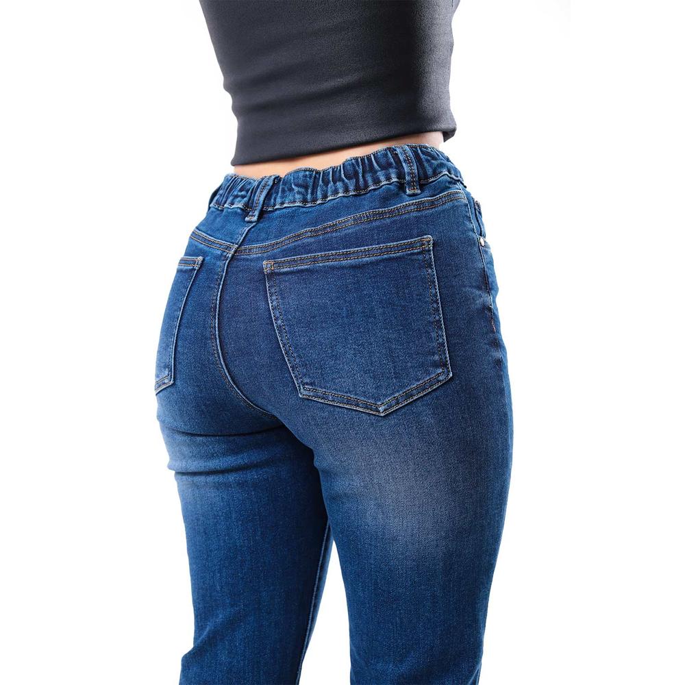 Foto 4 pulgar | Jeans Recto Con Animal Print / Juvenil, 1673 (azul Medio) Azul