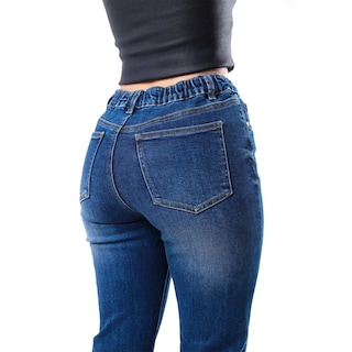 Foto 3 | Jeans Recto Con Animal Print / Juvenil, 1673 (azul Medio) Azul