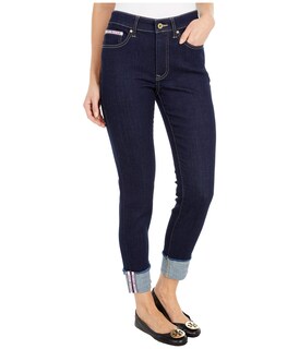 Foto 1 | Vaqueros Tommy Hilfiger Tribeca Skinny Crop Para Mujer, Suaves Y Enjuagados - Venta Internacional.