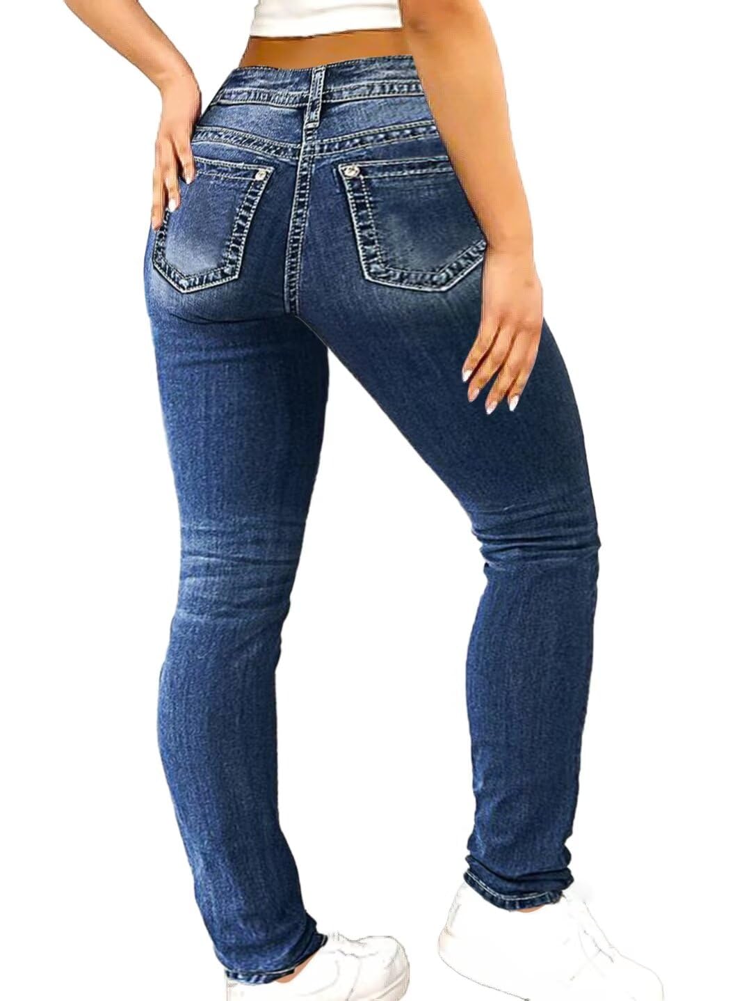 Foto 2 pulgar | Jeans Flamingals Bootcut Deep Blue Denim Para Mujer, Talla M - Venta Internacional.