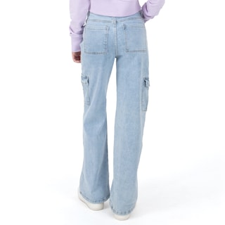 Foto 3 | Jeans Denim Lady Cargo Para Mujer