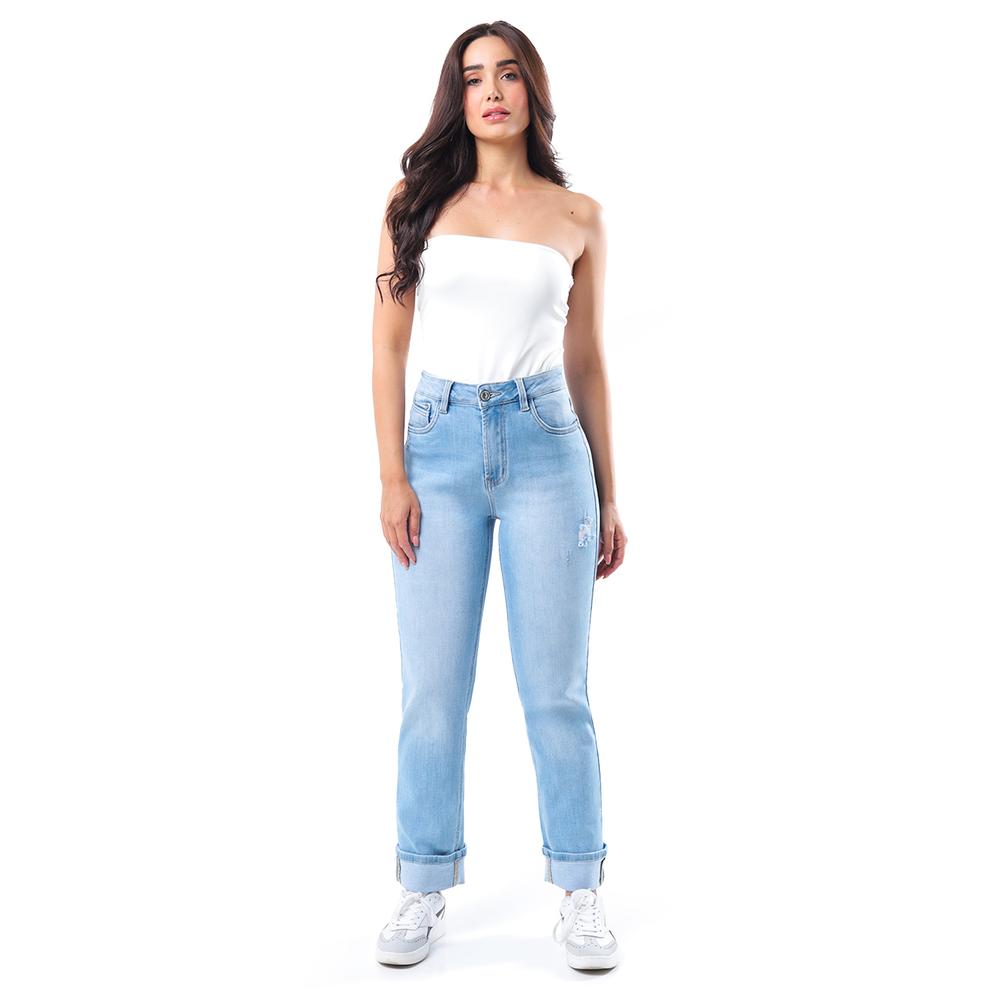 Foto 1 | Jeans De Corte Recto /juvenil, 3910 (azul Claro) Azul