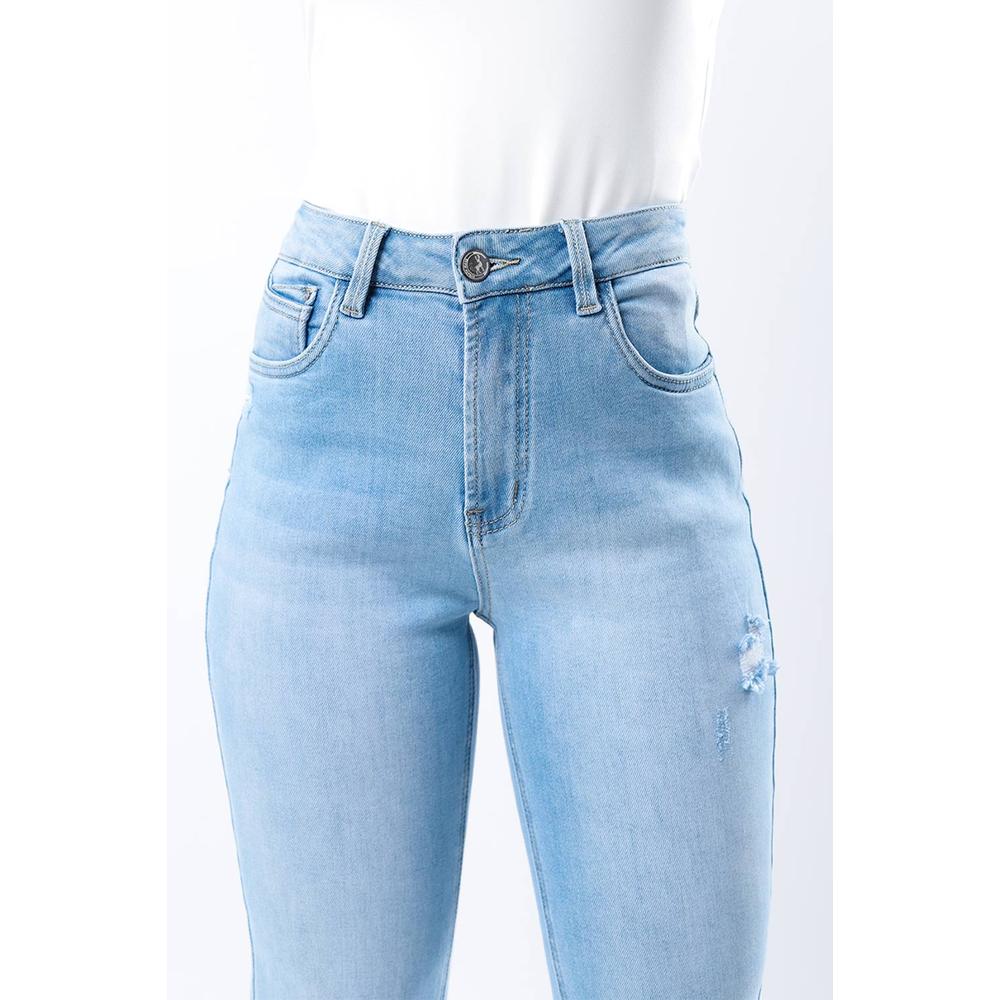 Foto 4 pulgar | Jeans De Corte Recto /juvenil, 3910 (azul Claro) Azul