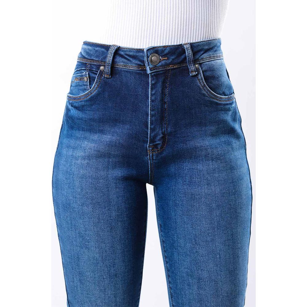 Foto 3 | Jeans De Corte Recto /juvenil, 3909 (azul Medio) Azul