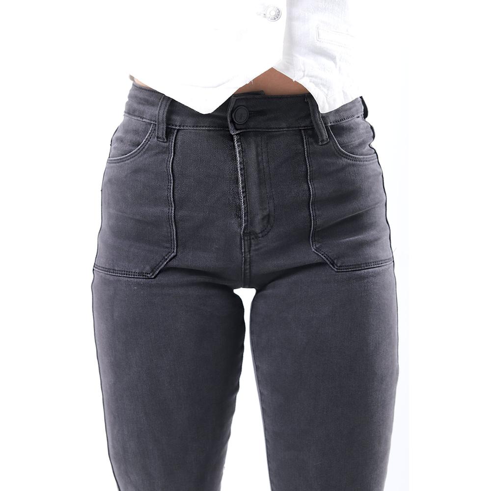 Foto 4 pulgar | Jeans De Corte Recto /juvenil, 1346 (negro) Negro