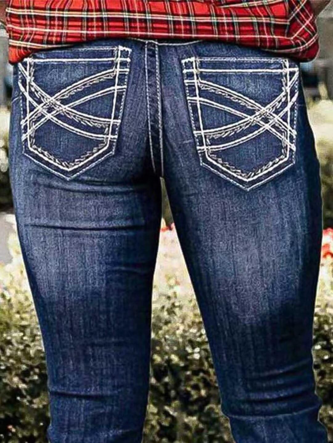 Foto 6 pulgar | Bota Jeans Flamingals Para Levantar Glúteos, Azul Marino, Para Mujer, Talla S - Venta Internacional.