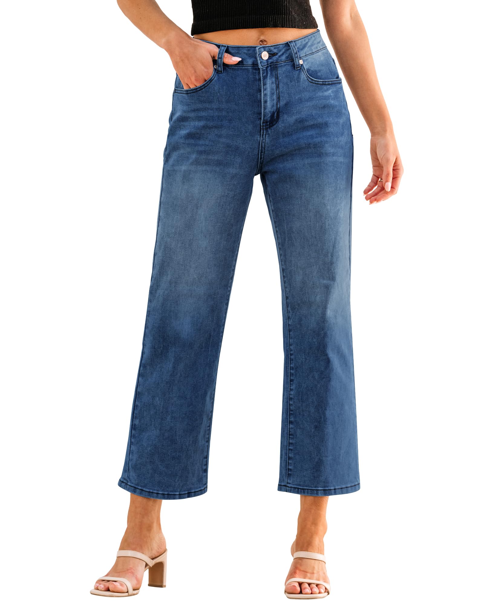 Foto 2 pulgar | Pantalones Vaqueros Grapent, Azul Oscuro, Cintura Alta, Holgados De Los Años 90 Para Mujer S - Venta Internacional.