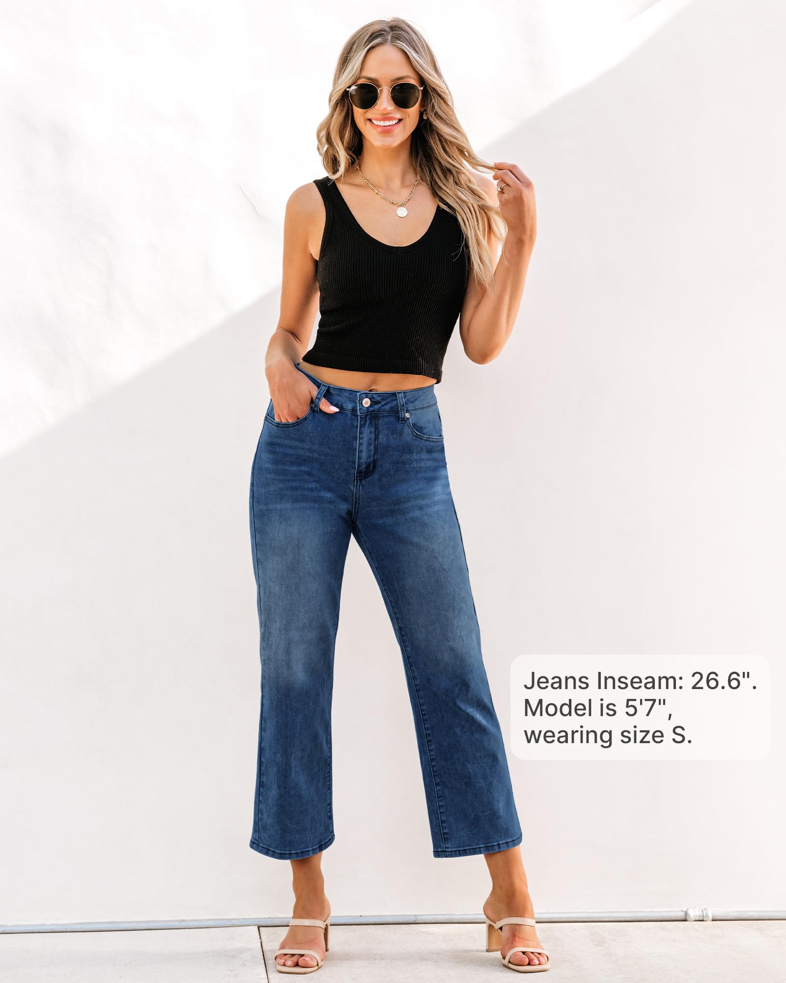 Foto 4 pulgar | Pantalones Vaqueros Grapent, Azul Oscuro, Cintura Alta, Holgados De Los Años 90 Para Mujer S - Venta Internacional.