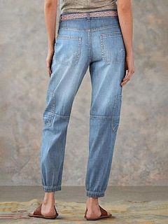 Foto 2 | Vaqueros Flamingals De Pierna Recta Con Botones Y Bragueta Para Mujer, Color Azul Claro - Venta Internacional.