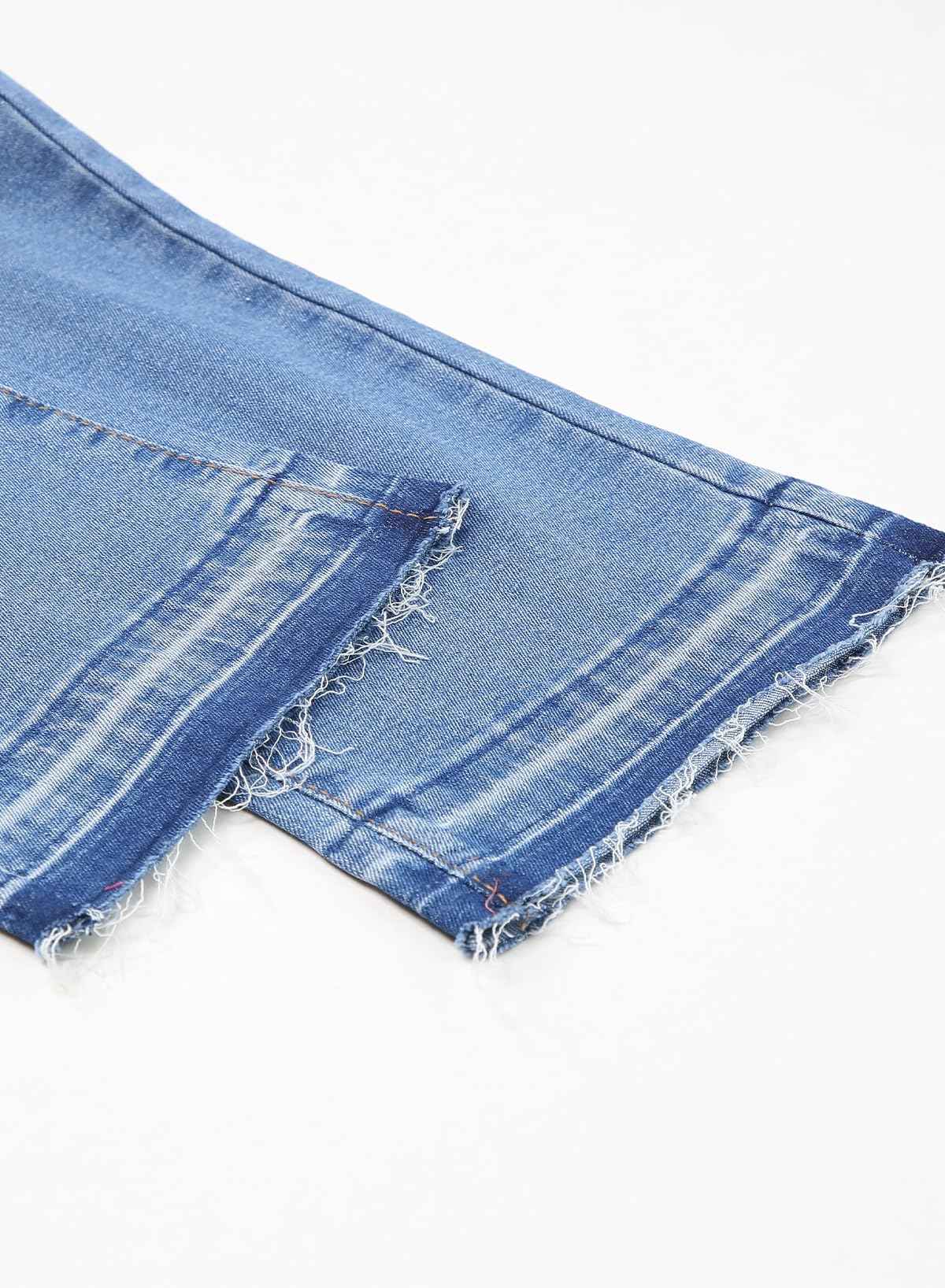 Foto 6 pulgar | Jeans Astylish Con Cintura Alta Y Tobillo Recto Para Mujer - Venta Internacional.