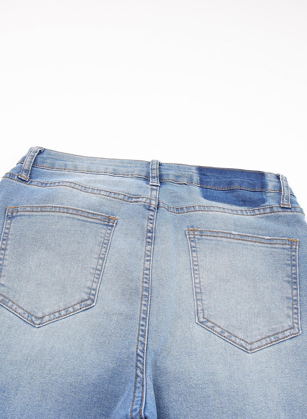 Foto 7 pulgar | Jeans Astylish Con Cintura Alta Y Tobillo Recto Para Mujer - Venta Internacional.