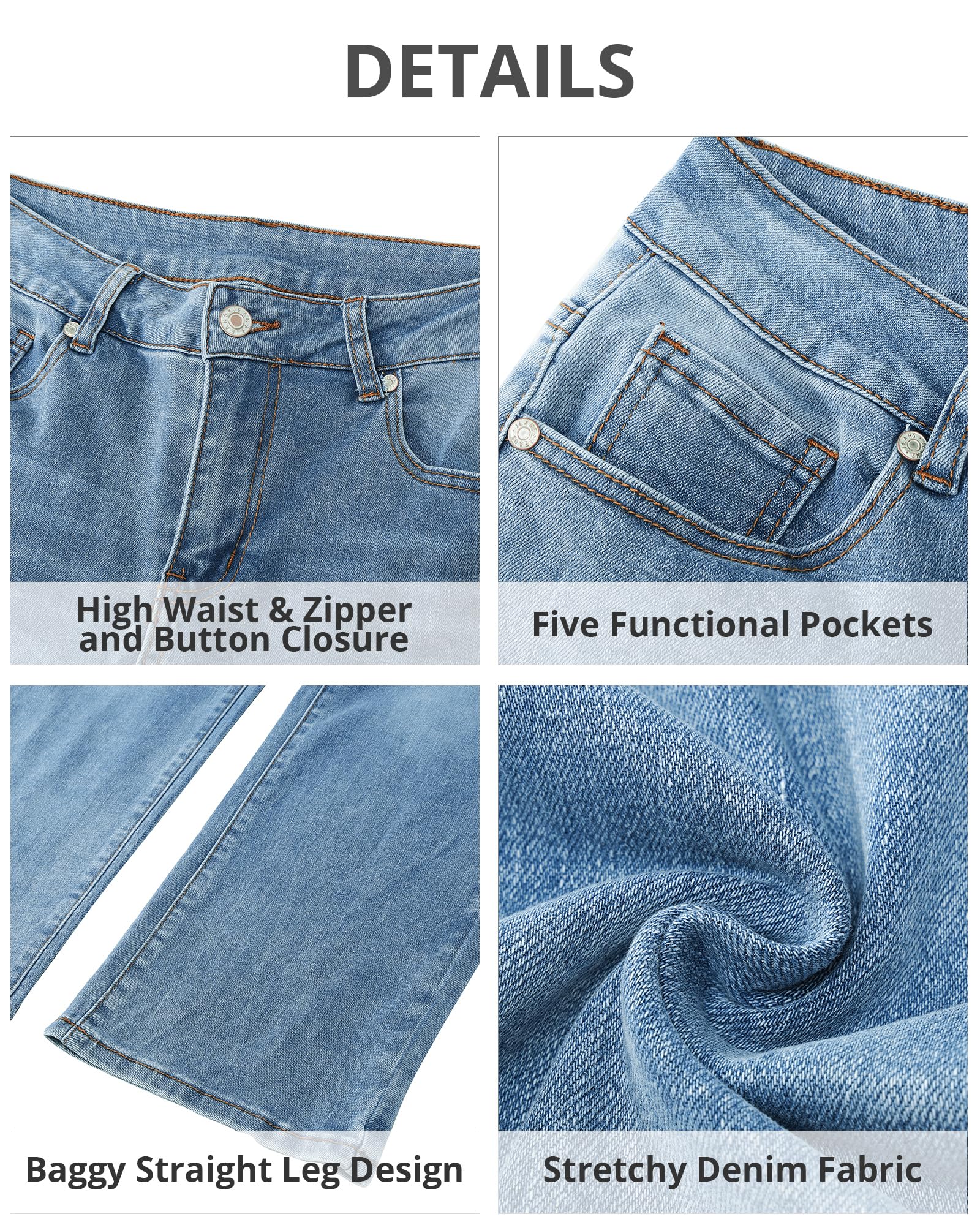 Foto 6 pulgar | Pantalones Grapent De Pierna Ancha Para Mujer, Verano, Casual, De Negocios, Azul - Venta Internacional.