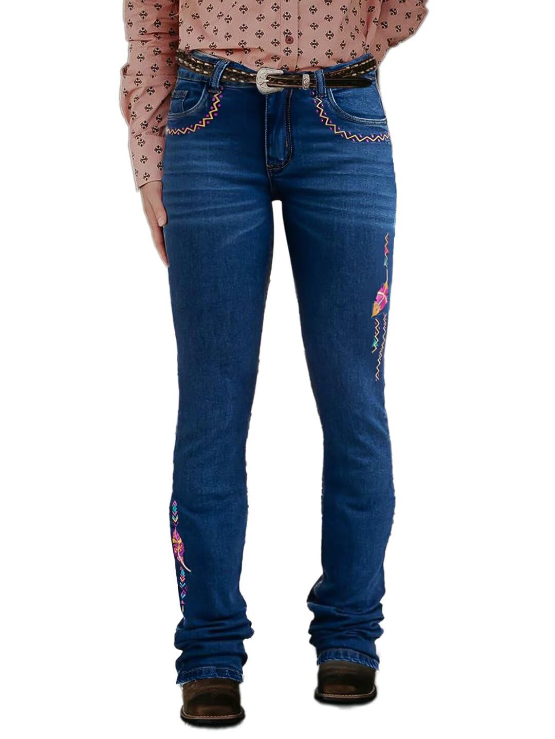 Foto 2 pulgar | Jeans Flamingals Boot Cut Cobalt Blue Para Mujer, Talla S - Venta Internacional.