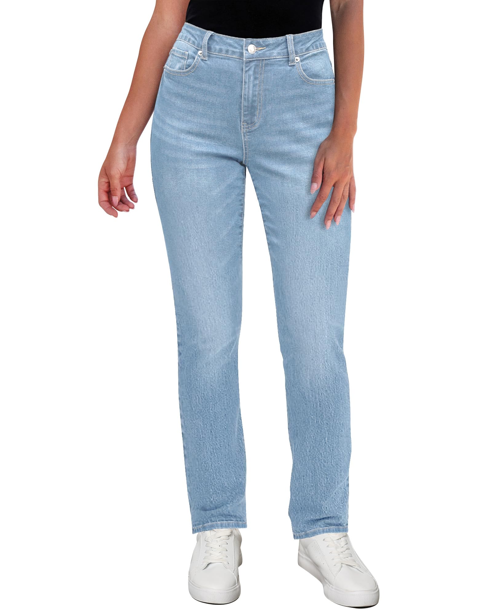 Foto 2 pulgar | Jeans Grapent Plus Size Stretch Para Mujer, Cintura Alta, Azul - Venta Internacional.