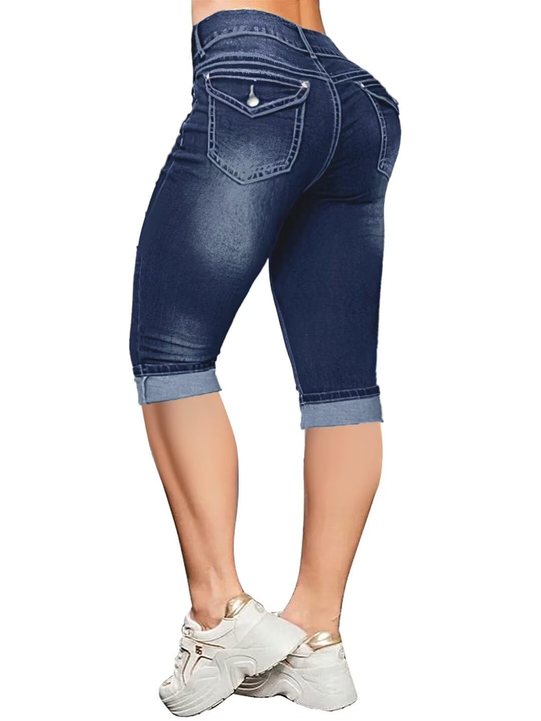 Foto 2 pulgar | Jeans Flamingals Para Levantar Glúteos, Delgados, Cintura Media, Para Mujer - Venta Internacional.