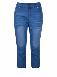 Foto 4 | Jeans Flamingals Flamingals, Capris Ajustados De Mezclilla Para Levantar Glúteos - Venta Internacional.