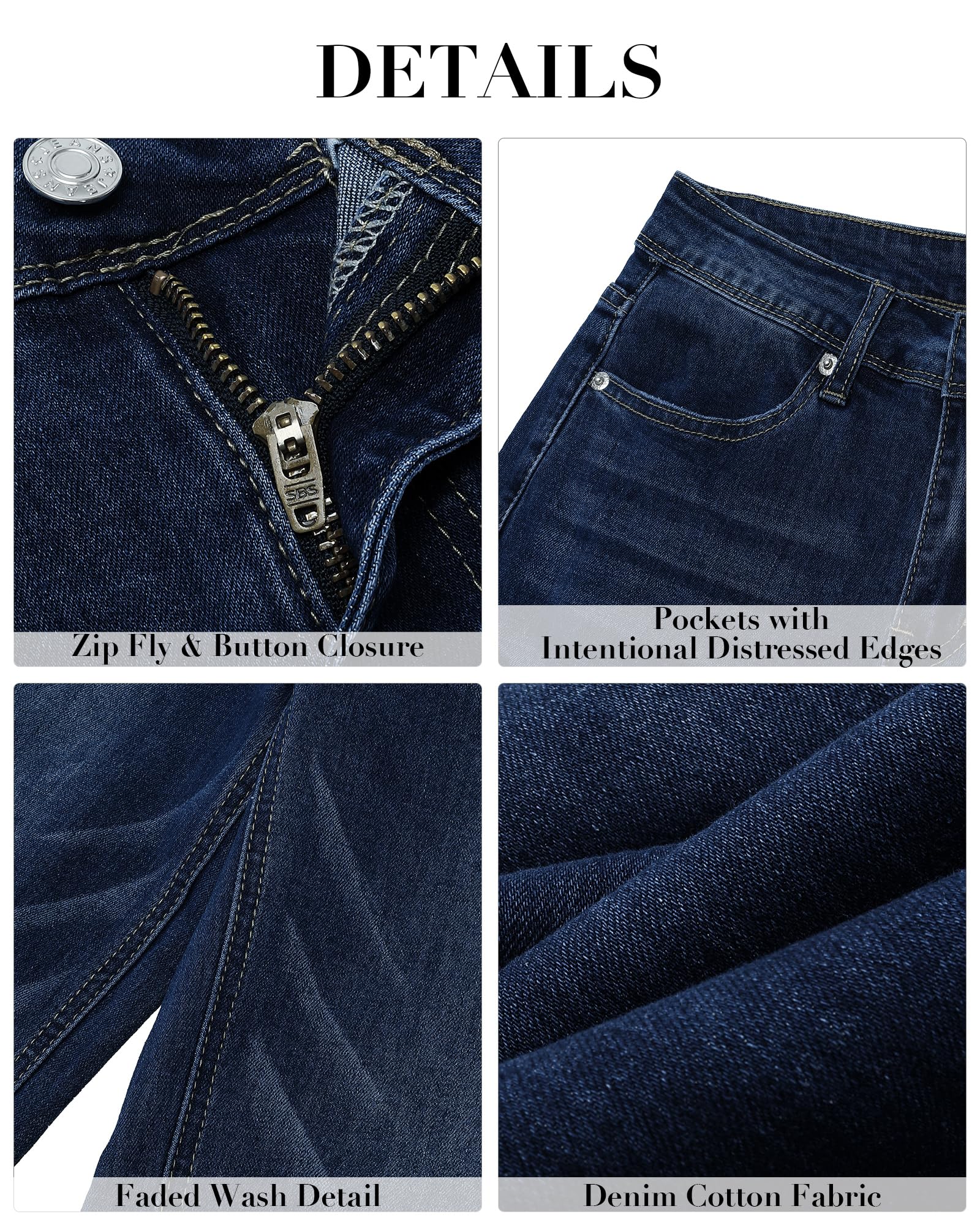 Foto 7 pulgar | Pantalones Anchos Grapent Para Mujer, Talla Xxl, Talla Xxl, Color Índigo - Venta Internacional.