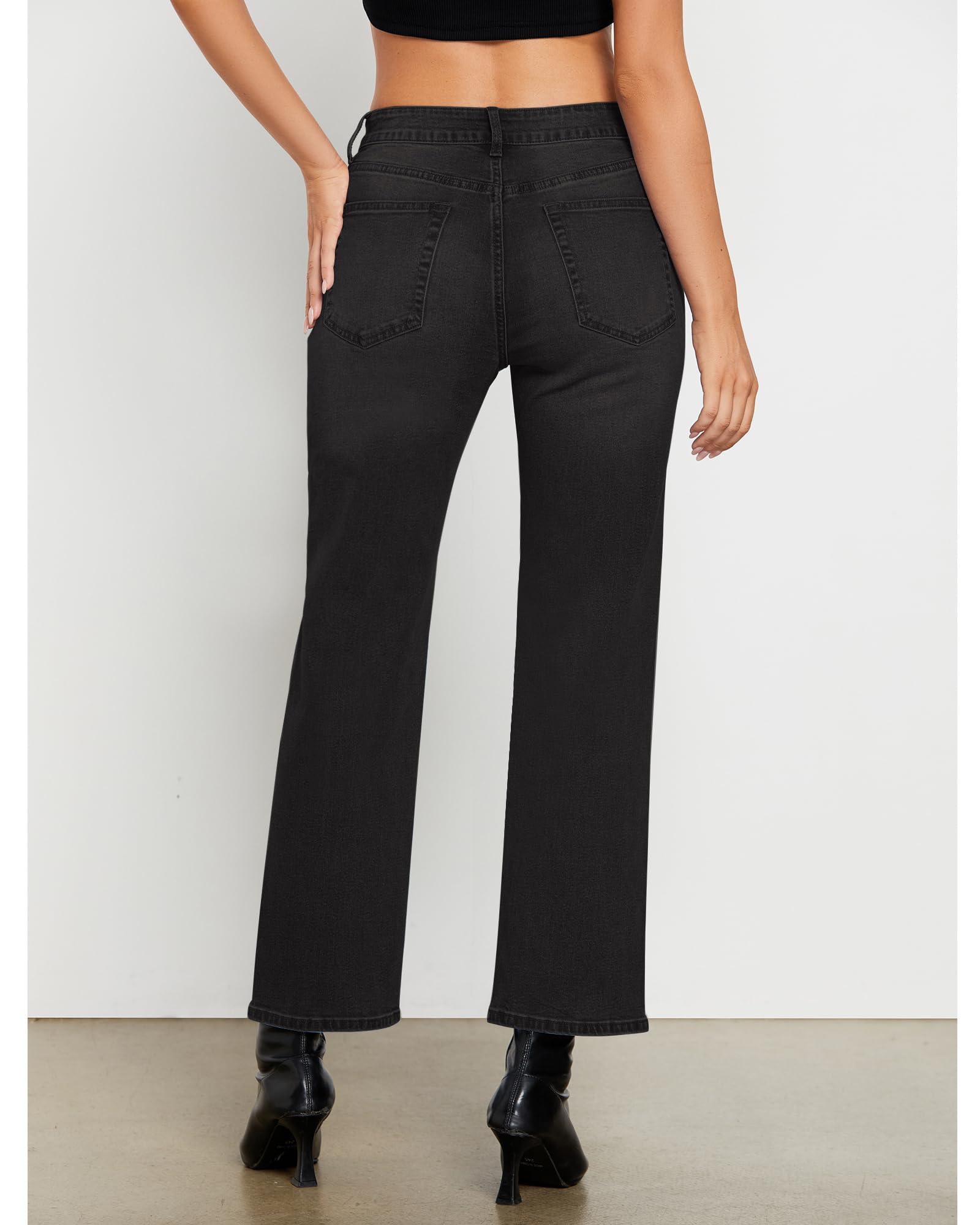 Foto 3 pulgar | Jeans Grapent Para Mujer, Modernos Vaqueros, Cintura Alta, Hasta El Tobillo - Venta Internacional.