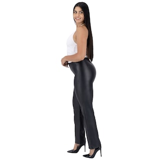Foto 7 | Pantalón Recto Britos Jeans Mujer Negro Vinipiel 025811