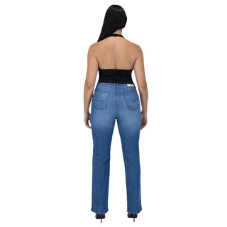 Foto 4 | Pantalón Recto Britos Jeans Mujer Mezclilla 025709