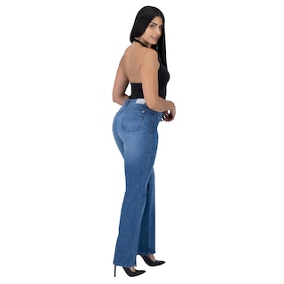 Foto 6 | Pantalón Recto Britos Jeans Mujer Mezclilla 025709