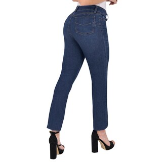 Foto 2 | Pantalón Recto Britos Jeans Mezclilla 025707 para Mujer