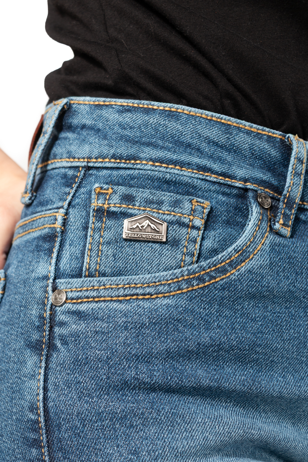 Foto 6 pulgar | Jeans Yellowstone Wide Dutton doublestoned