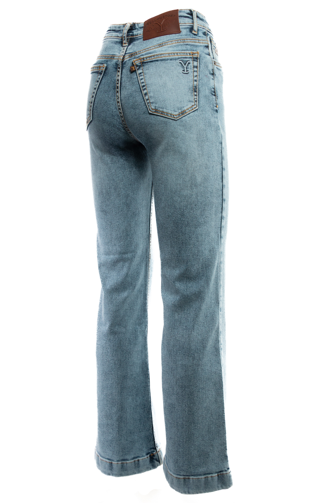 Foto 3 pulgar | Jeans Yellowstone Wide Dutton acid Wash