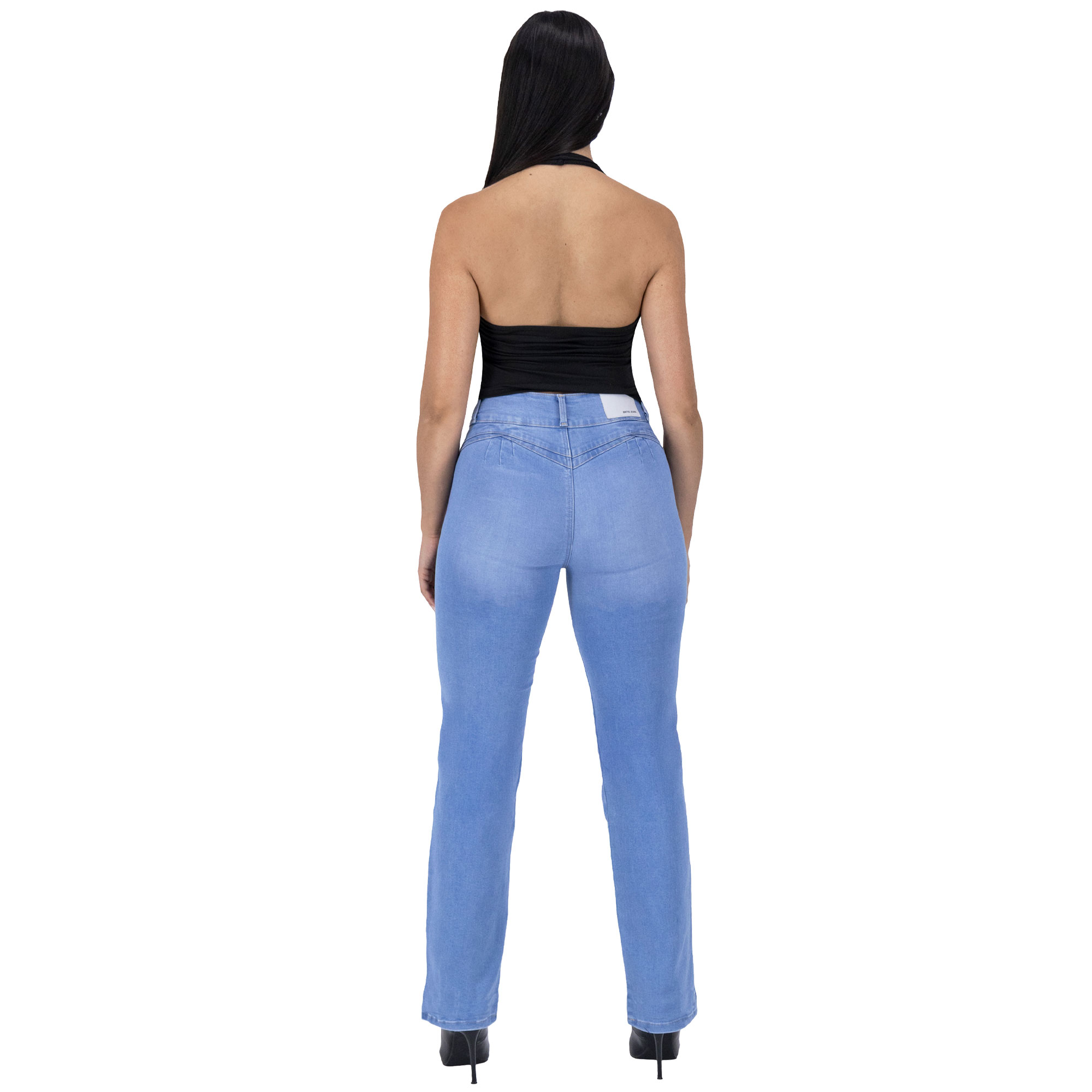 Foto 4 | Pantalón Recto Britos Jeans Mujer Mezclilla 025812