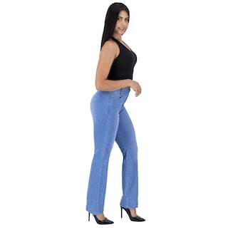 Foto 7 | Pantalón Recto Britos Jeans Mujer Mezclilla 025812