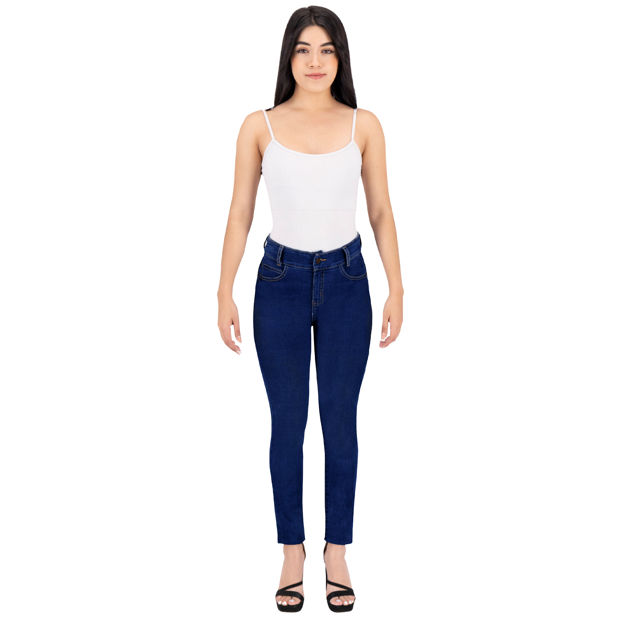 Foto 4 pulgar | Pantalón Recto Britos Jeans Mujer Mezclilla 025706