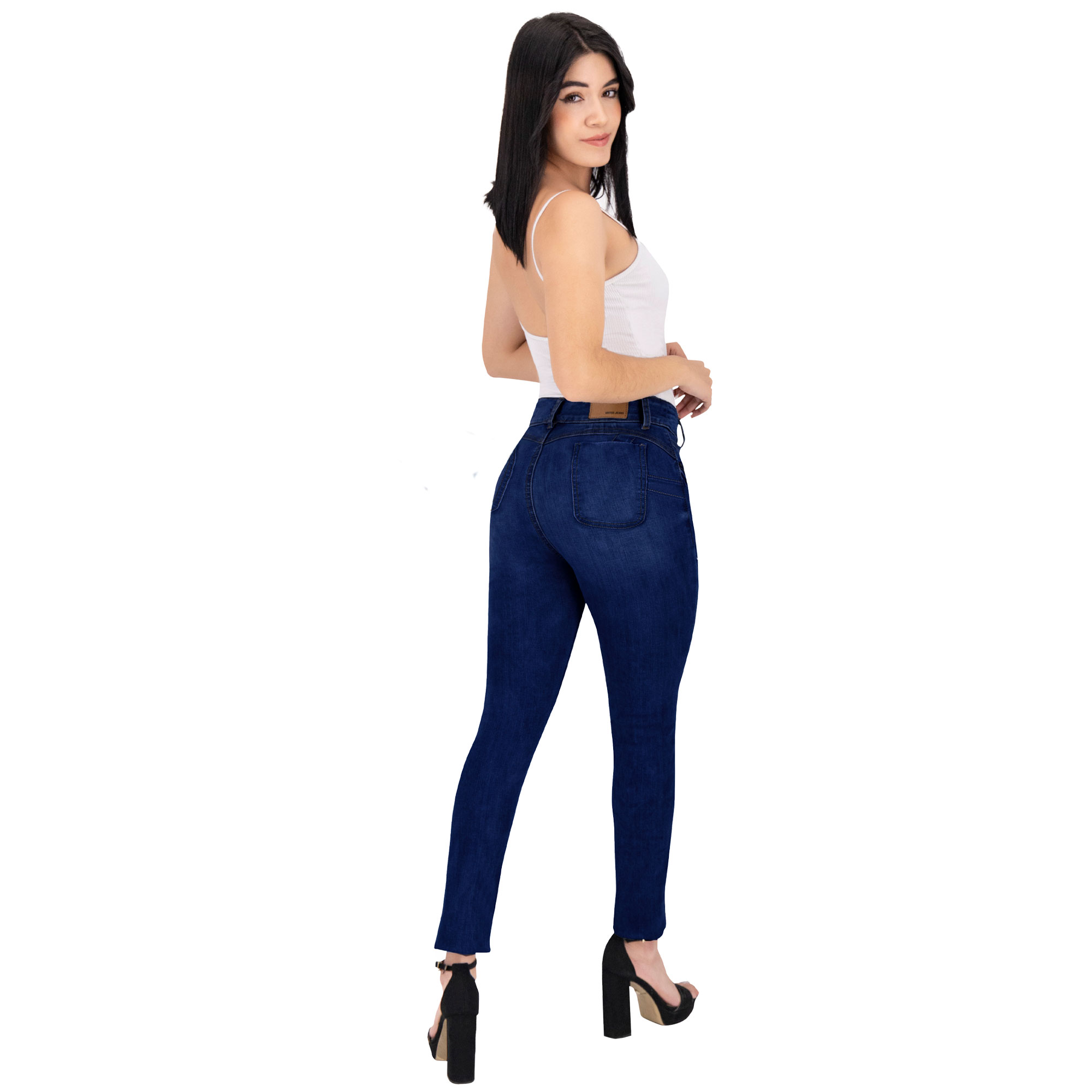 Foto 5 pulgar | Pantalón Recto Britos Jeans Mujer Mezclilla 025706