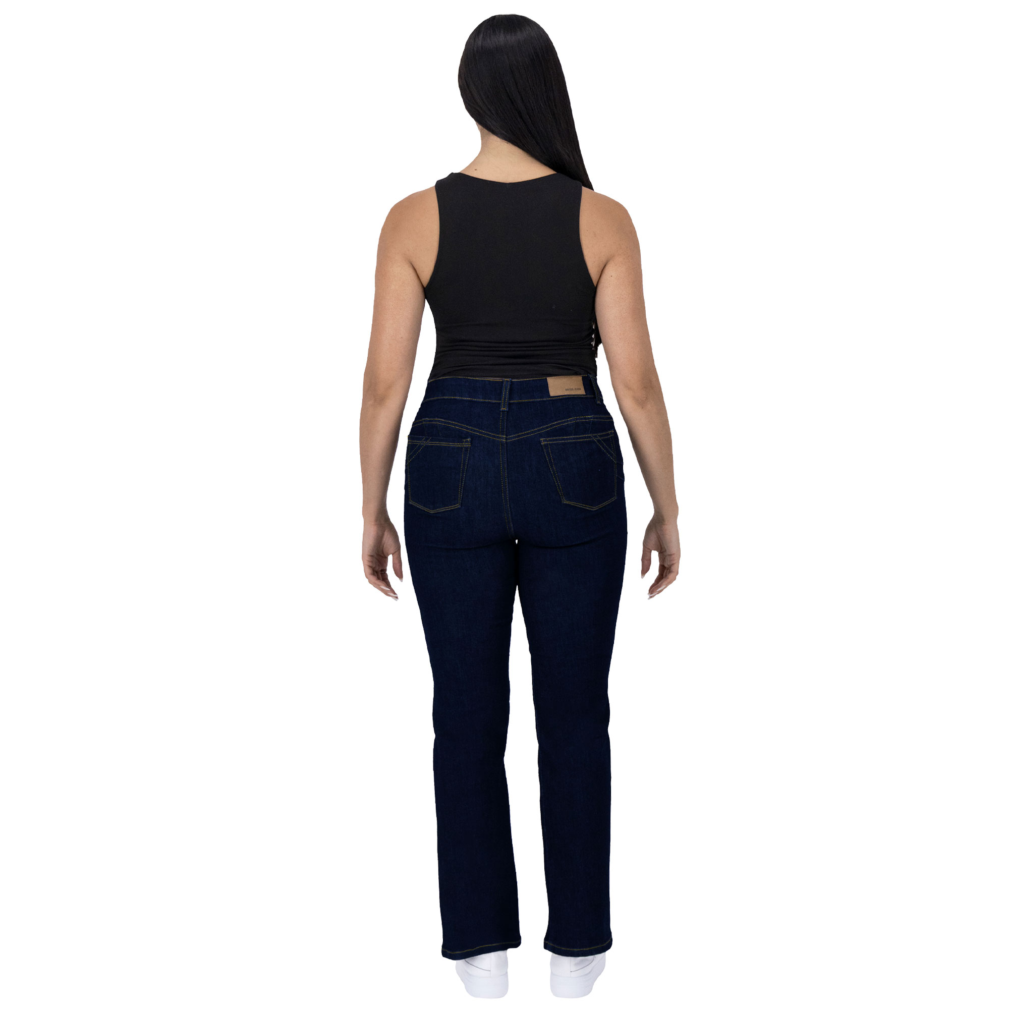 Foto 5 pulgar | Pantalón Recto Britos Jeans Mujer Mezclilla Azul 025712